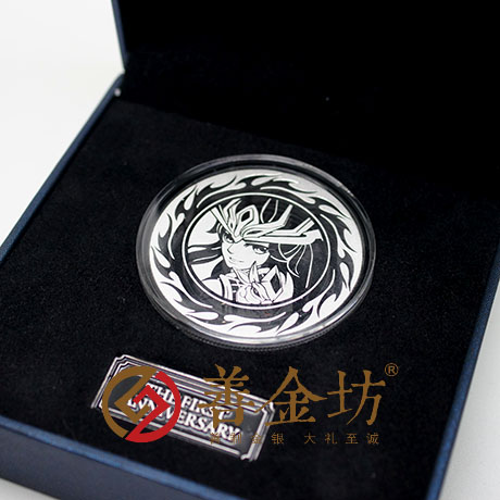 上海游族網(wǎng)絡(luò)銀章_ 銀幣制作 紀念幣制作 紀念章制作 制作紀念幣 定做紀念幣 定做銀幣 紀念幣定制 周年慶典 宣傳饋贈