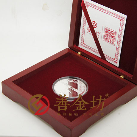 天津未來(lái)電視30克銀章_ 紀(jì)念幣制作 銀幣制作 定做紀(jì)念幣 定做銀幣 定制銀幣 會(huì)議表彰