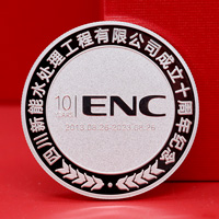 四川十周年銀幣定制_ 定做銀幣 紀念銀幣定制 制作紀念銀幣 10克