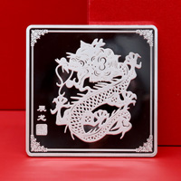 遼寧大連乾進國際物流定制生肖龍紀念章_ 銀幣定制 紀念章制作 定制金幣 定做銀幣 50g